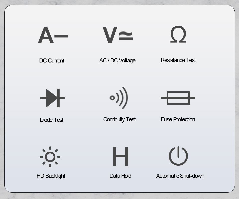 2. Multimeter tester
