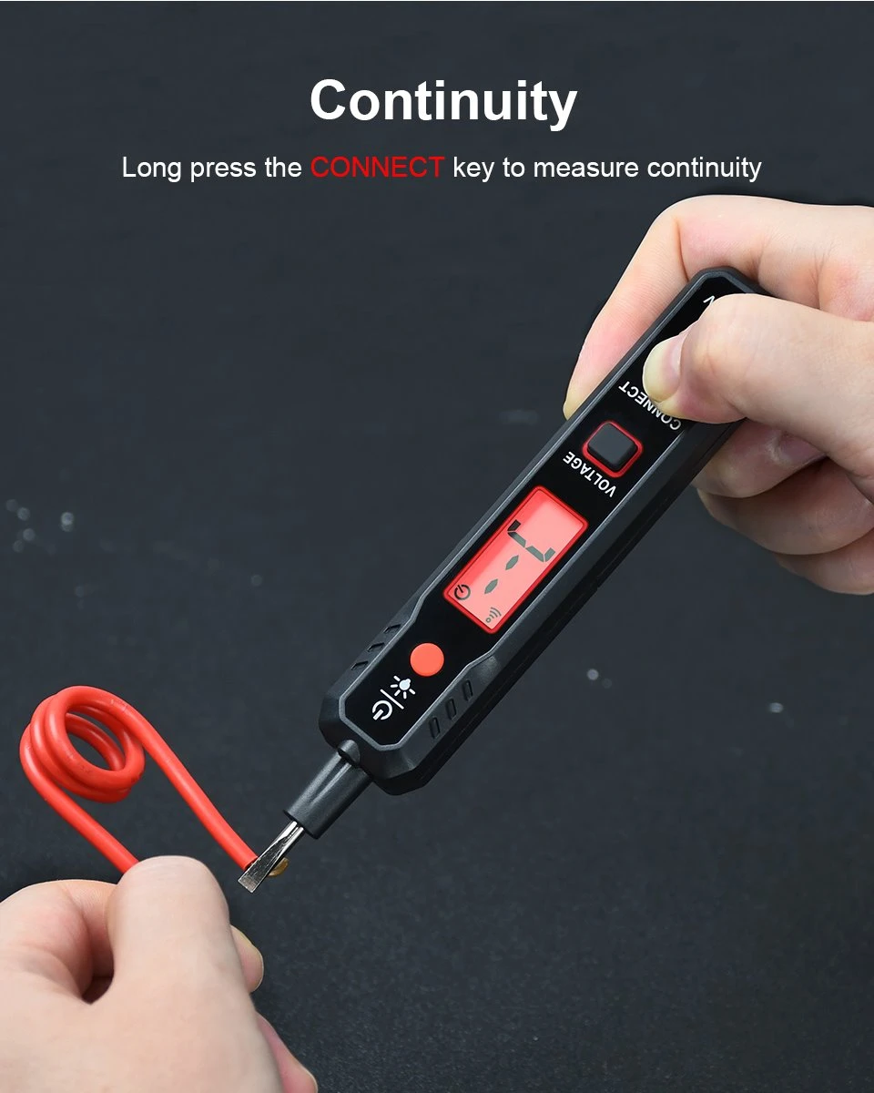 Multimeter continuity tester