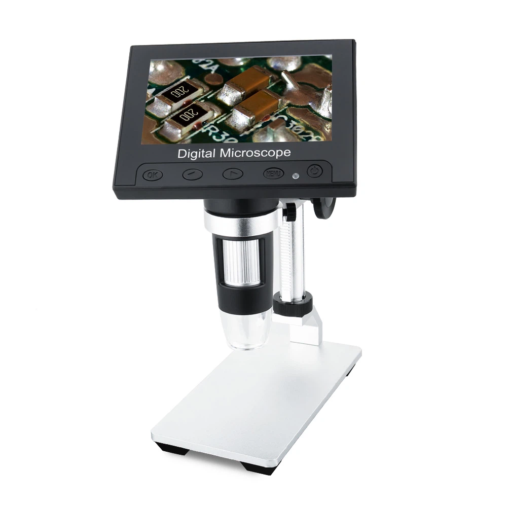 1. 4.3inch LCD digital microscope