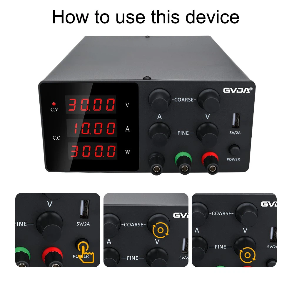 power supply adjustable