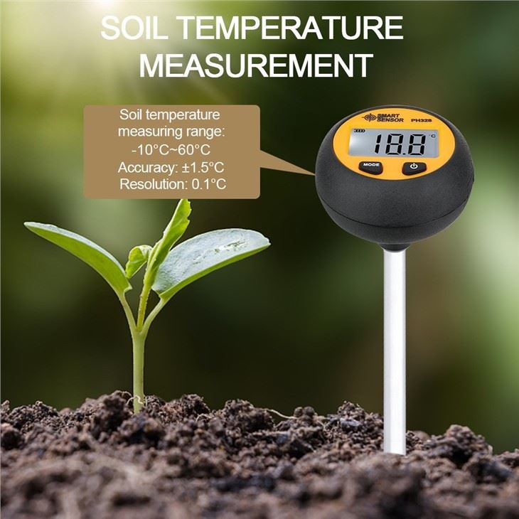 3 in 1 Solil Ph Tester With Temperature Moisture