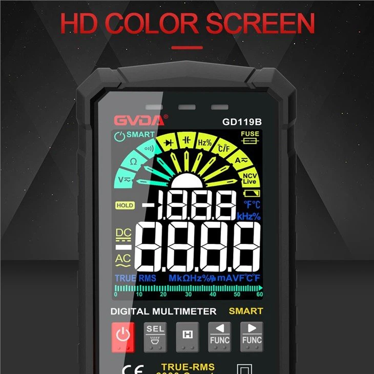 2. Digital multimeter color lcd