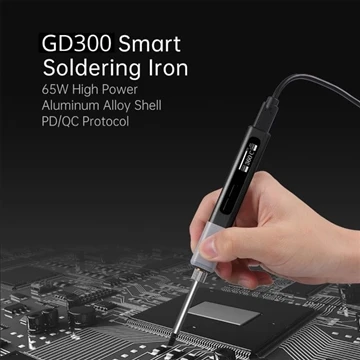 일본 고객은 스탠드 홀더, 납땜 인두 팁이있는 GVDA GD300 스마트 납땜 인두로 1000pcs를 주문했습니다.