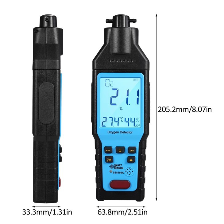 Portable High Precision 100%vol Oxygen Analyzer high quality
