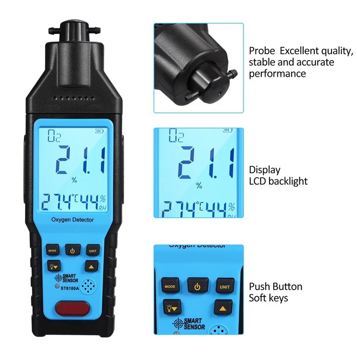 Portable High Precision 100%vol Oxygen Analyzer best