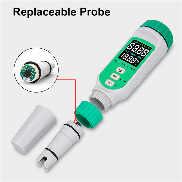 Rechargeable Color LCD Digital Salinity Meter suppliers