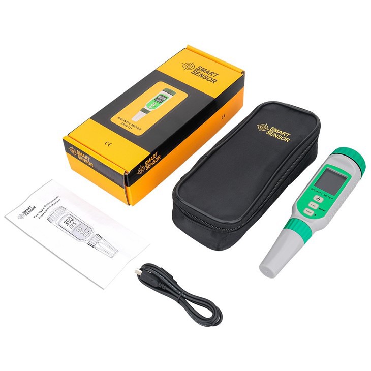 Rechargeable Color LCD Digital Salinity Meter high quality